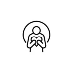 holding heart icon